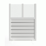 Claustra pour terrasse Standard 130X180cm - blanc texturé