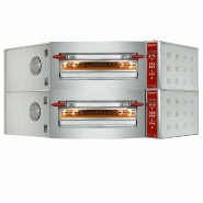 Diamond - Four électrique d'angle, 2 chambres, 2 x 8 pizzas Ø 350 mm - réf. CGD/2-DG - gris AKS-CGD/2-DG