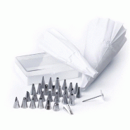 Douille pour poche pâtissière inox 1,5x3,2cm - par 32