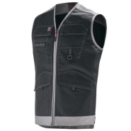 Gilet de travail trowel sans manches 9attup noir/gris t2 - LAFONT - la-9attup-985-2 - 691671