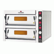 KBS Gastrotechnik KBS Four à pizza pour 4+4 pizzas ø32cm électrique 9 kW 910x840x700 mm 400 Volt - 4059395053104