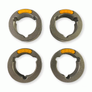 Kit 4 galets Ø1,2/1,6 ACIER/INOX pour Powertec i et Dévidoir Lincoln Kit 4 galets Ø1,2/1,6 ACIER/INOX pour Powertec i et Dévidoir Lincoln