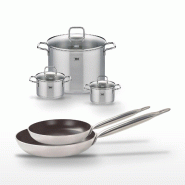 Lot de 2 Poêles 28/32 cm Elo Bistro Line et 3 Faitouts 14/16/26 cm - noir 3176239968828