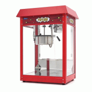 Machine à pop-corn professionnelle 1375 W 3kg/h - Rouge