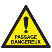 Panneaux adhésifs 300x300x300 mm dangers - ADPNT-TL03/DPSD_0