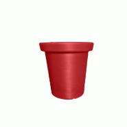 PLAST'UP ROTOMOULAGE Pot de fleurs rond xxl delight 75l - ROUGE - rouge 0036336945005