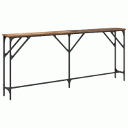 Table console Bois Ancien 180 x 23 x 75 cm Modèle Aero Riviera Élite - 871326