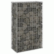 Vidaxl mur en gabion avec couvercles acier galvanisé 60x30x100 cm 147811 Vidaxl mur en gabion avec couvercles acier galvanisé 60x30x100 cm 147811
