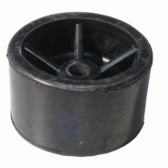 3.1.0100-galet caoutchouc noir diamètre 120mm pour anciennes remorques