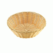 APS Corbeille à pain et à fruits, ronde/ Corbeille à pain/à fruitsØ 20 cm, H : 7 cm - beige plastique 30281