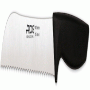 Arcos Série Niza - Couteau à pain - Lame en acier inoxydable Nitrum 200 mm - Poignée en polypropylène, couleur noire - noir inox 135700
