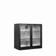 Arrière bar réfrigéré 2 portes BA20H noir TEFCOLD