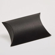 Boîte berlingot carton noir 10x10x3,5cm - par 20