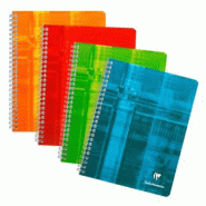 Clairefontaine Lot de 5 Cahier Metric 17x22, 180p./90 feuilles 90 g/m² reliure intégrale, Séyès - 3329680687613