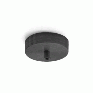 Gea Luce Rosace Ronde En Métal Alice Noire Ip20 Pour Suspensions - Base De Plafond Moderne, Connexion Centrale, Installation Facile - noir ALICE B/1