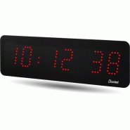 Horloge LED Style II 5S, alimentation 230V, AFNOR, LED rouge - BODET