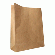 PAPSTAR 250 sachets à fond plat, papier kraft 40 cm x 32 cm x 11 cm brun - marron papier 88449
