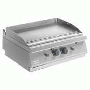 Plaque grill gaz à poser plaque lisse puissance 13 kw - 800 x 730 x... - PMS78FTGT