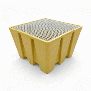 PLAST'UP ROTOMOULAGE Bac de rétention pour cuve ibc - JAUNE - jaune 0669014434715