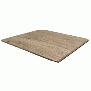 Plateau rectangulaire table extérieure Smartline 120x80cm décor Washington Pine