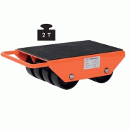 Rouleur avec galets fixes capacité 1000 à 6000 kg ROUL200 Rouleur avec galets fixes capacité 1000 à 6000 kg ROUL200