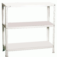 SimonRack Étagère métallique avec vis 900x800x400 mm, 3 niveaux, point de flexion 75 kg, Blanc - Advantage - métal 8435104993545 SimonRack Étagère métallique avec vis 900x800x400 mm, 3 niveaux, point de flexion 75 kg, Blanc - Advantage - métal 8435104993545