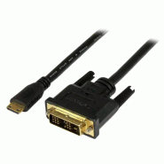 StarTech Cble Mini HDMI vers DVI de 1m - Cble DVI-D vers