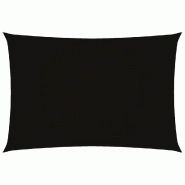 VidaXL Voile de parasol tissu oxford rectangulaire 3x5 m noir Modèle Outdoor Phi - noir 135762