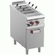 Cuiseur à pâtes gaz, 1 cuve 40 lit. Sur meuble fermé - GAMME 900 Cuiseur à pâtes gaz, 1 cuve 40 lit. Sur meuble fermé - GAMME 900