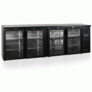 Arrière de bar 4 portes vitrée groupe sur le coté 630 litres - PCBC410G