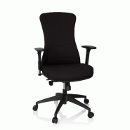 Chaise de bureau / chaise pivotante OFFICE XT PRO tissu noir hjh OFFICE - noir polyester 760010