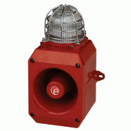 Combiné vocal/sonore 110dB feu LED IP66 en fonte Aluminium avec grille - APELODLHLED1056_0