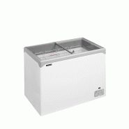 Congélateur vitré de crème glacée NIC301SC (288 / 218) blanc TEFCOLD