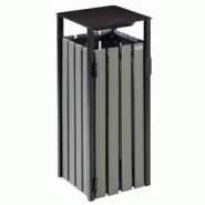 Corbeille 110l eden etik gris manganese Corbeille 110l eden etik gris manganese