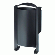 Corbeille ARKEA sur pied de  40 à 100 Litres - Gris Anthracite, 60L_0