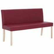 Helloshop26 - Banc banquette 139,5 cm synthétique rouge bordeaux 02_0010807 - 3000594382725 Helloshop26 - Banc banquette 139,5 cm synthétique rouge bordeaux 02_0010807 - 3000594382725