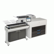 Système Multifonctions KIP 990 - Scanner KIP 2300 CCD - Haute Performance - 4 Bobines de 200m - Capacité de 725 m² - Productivité 670 m²/h Monochrome, 535 m²/h Couleur