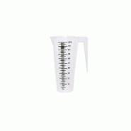 Schneider - Tasse mesurée, PP, 0,5 l, avec poignée ouverte, empilable - blanc plastique 200149