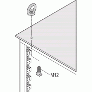 SCHROFF Varistar Kit anneau de levage pour capot supérieur surélevé SCHROFF Varistar Kit anneau de levage pour capot supérieur surélevé