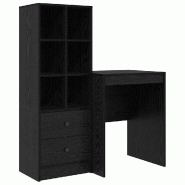 VidaXL Bureau avec tiroir 2 pcs Chêne noir Modèle Titan Riviera Élite - 3337338