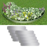 Vidaxl clôture de pelouse 10 pcs acier galvanisé 100x20 cm 274902 Vidaxl clôture de pelouse 10 pcs acier galvanisé 100x20 cm 274902