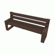 BANC PUBLIC EN PLASTIQUE MODERNE GARDENIA BANC PUBLIC EN PLASTIQUE MODERNE GARDENIA