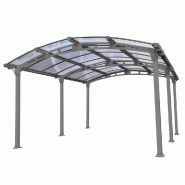 Carport alu - amilcar 5000 - 18,17 m² - gris