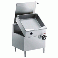 Diamond - Sauteuse gaz basculante autom., cuve en "Duomat" 80 L., sur meuble - réf. G22/BA8C-N - gris inox AKS-G22/BA8C-N