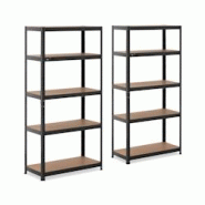 MSW - MSW MSW-STSH-22 Étagère Charge Lourde Étagère métallique Étagère d'atelier 90 x 40 x 180 cm Supporte 5 x 175 kg Noir Lot de 2 - noir 4062 MSW - MSW MSW-STSH-22 Étagère Charge Lourde Étagère métallique Étagère d'atelier 90 x 40 x 180 cm Supporte 5 x 175 kg Noir Lot de 2 - noir 4062