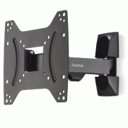 Support mural TV Hama 19-48 pouces pivotant inclinable jusqu'à 20 kg - 4047443509109