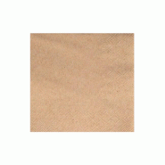 Thouy Serviettes en papier ouate blanc 2 plis 20 x 20 cm x100 - 3701114803682