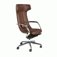 AC ANGEL CERDA Angel Cerdá Fauteuil de bureau pivotant en similicuir marron 4216C 63 x 66 x 122 - marron fourrure 8435631043942