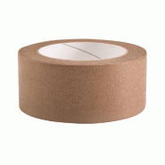 Adhésif papier kraft 135µ 50mx50mm - rouleau pour emballage professionnel - par 2