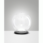 Ariel - Lampe à poser transparente Fabas Luce - LED 11W variable Touch - Verre borosilicaté transparent avec goutte - transparent 8019282547167